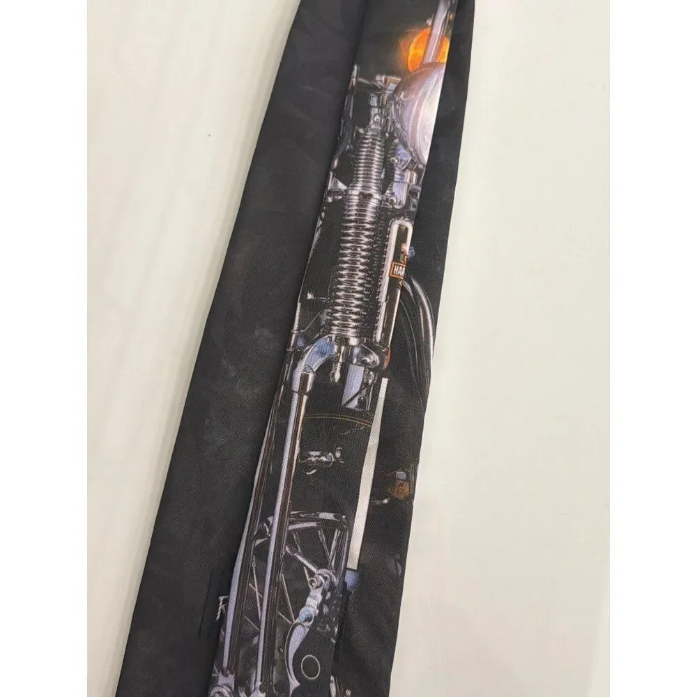 VTG Harley Davidson Motorcycle “ The Leading Edge “ Men’s Necktie